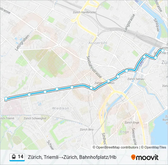 14 Light Rail Line Map