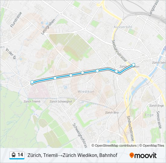 14 Light Rail Line Map