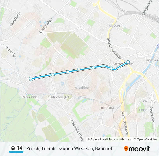 14 Light Rail Line Map