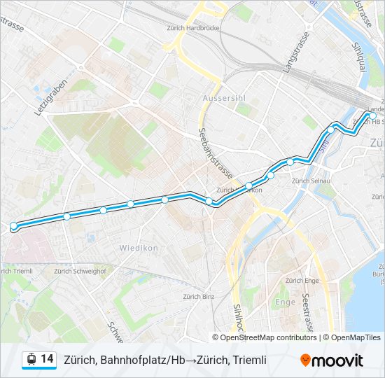 14 Light Rail Line Map
