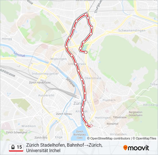 15 Light Rail Line Map