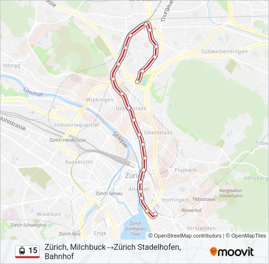 15 Light Rail Line Map