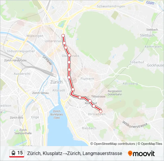 15 Light Rail Line Map