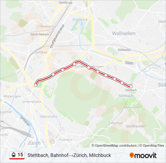 15 Light Rail Line Map