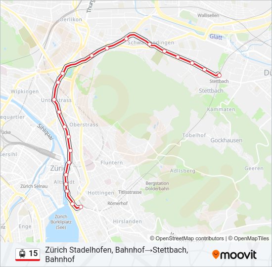 15 Light Rail Line Map