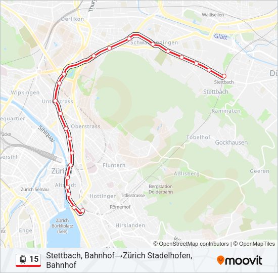 15 Light Rail Line Map