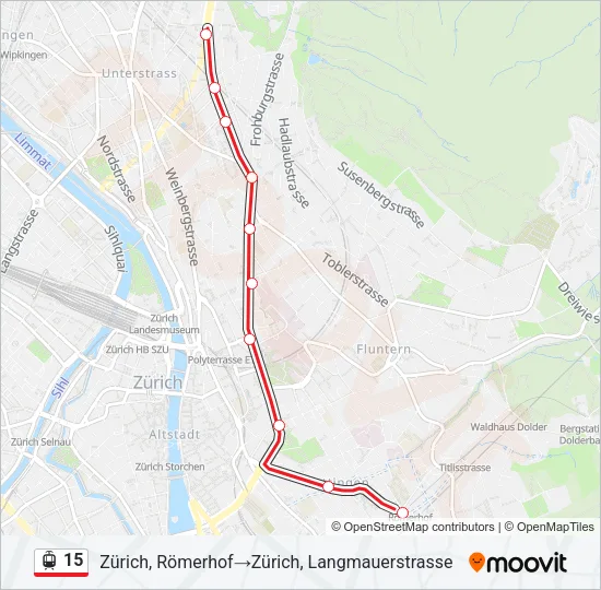 15 Light Rail Line Map
