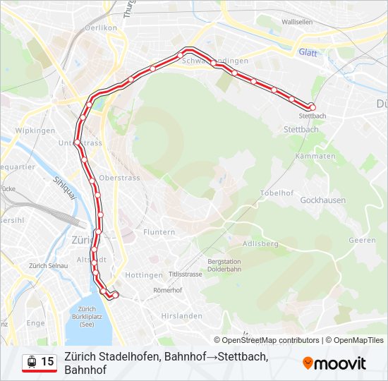 15 Light Rail Line Map