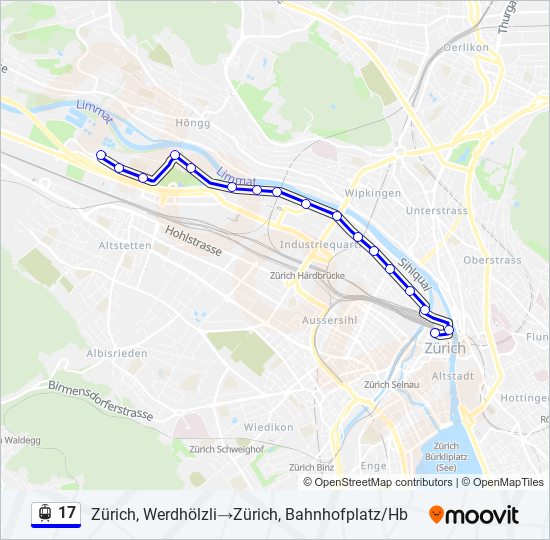 17 light rail Line Map