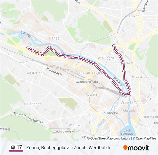 17 Light Rail Line Map