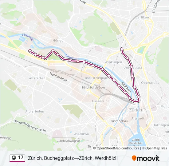 17 Light Rail Line Map