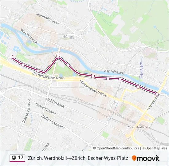17 Light Rail Line Map