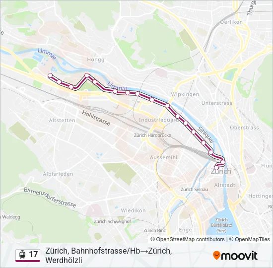 17 Light Rail Line Map