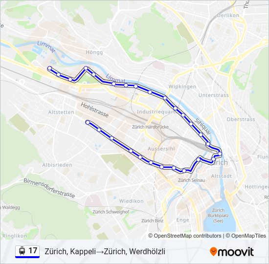 17 light rail Line Map