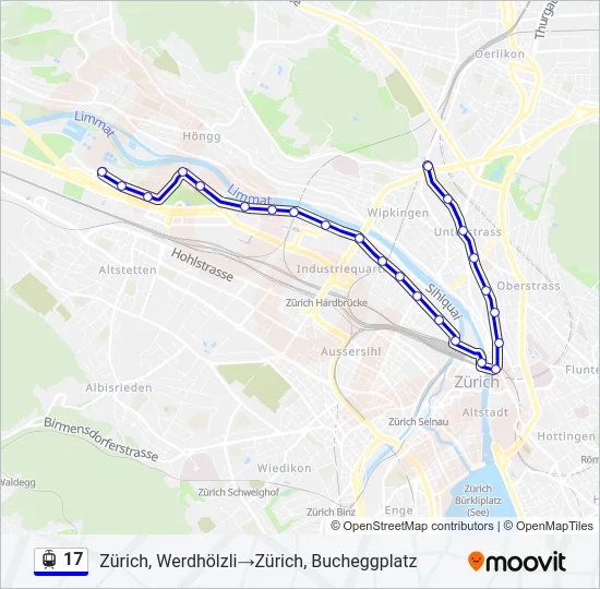 17 Light Rail Line Map