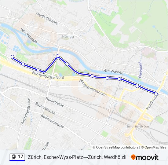 17 light rail Line Map