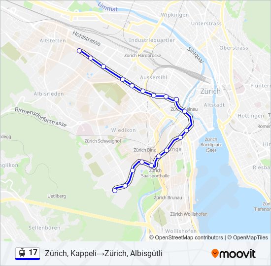 17 light rail Line Map