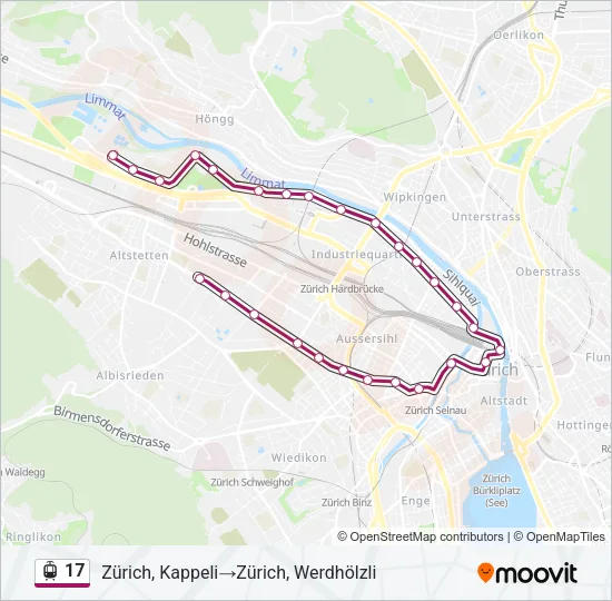 17 Light Rail Line Map