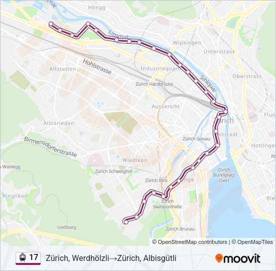 17 Light Rail Line Map