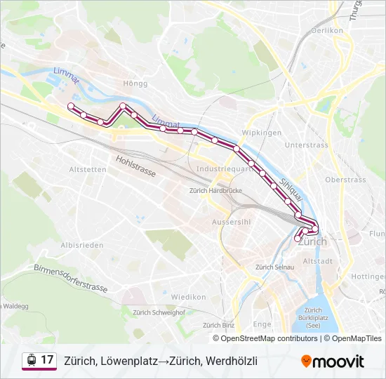 17 Light Rail Line Map
