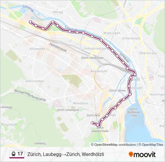 17 Light Rail Line Map