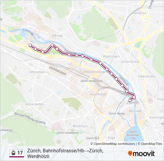 17 Light Rail Line Map
