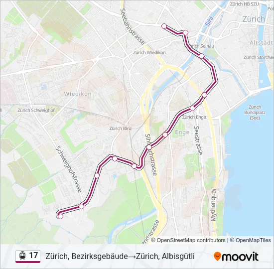 17 Light Rail Line Map