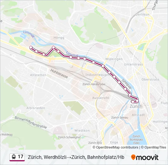 17 Light Rail Line Map