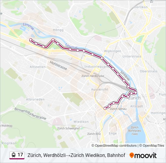17 Light Rail Line Map