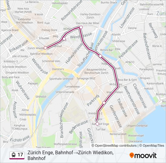 17 Light Rail Line Map