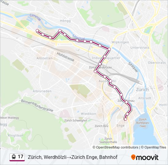 17 Light Rail Line Map