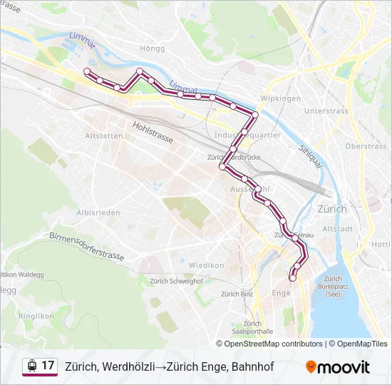 17 Light Rail Line Map
