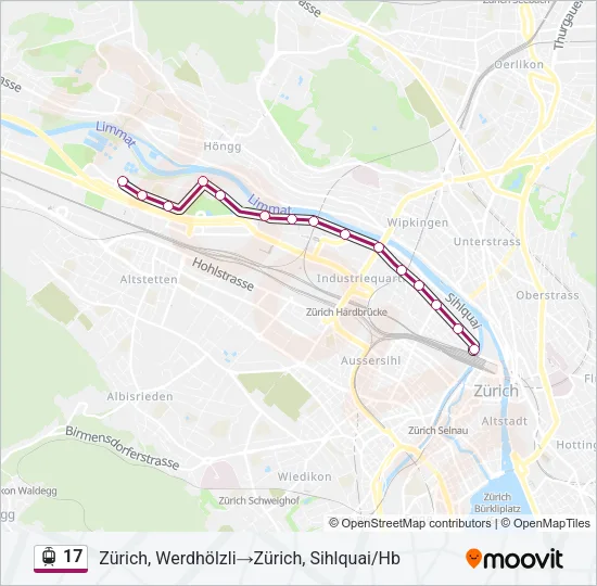 17 Light Rail Line Map
