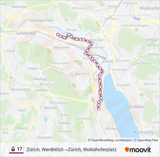 17 Light Rail Line Map