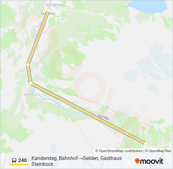 240 Bus Line Map