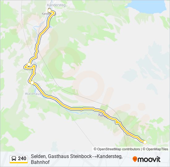 240 Bus Line Map