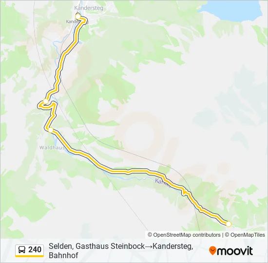 240 Bus Line Map