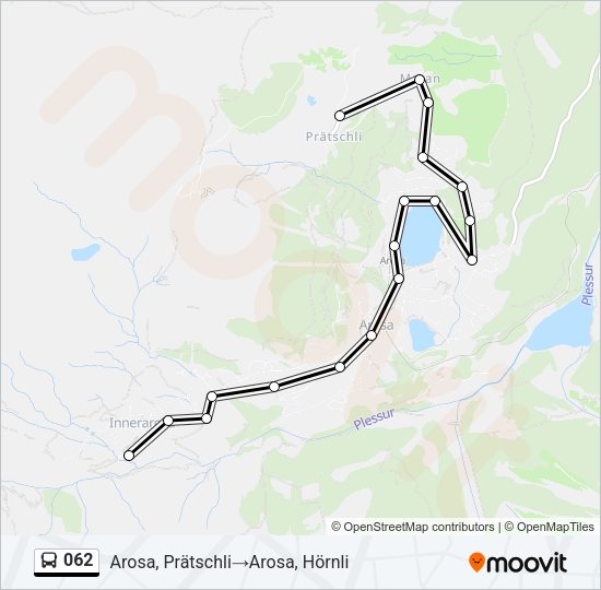 062 Bus Line Map