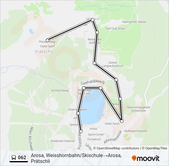 062 Bus Line Map