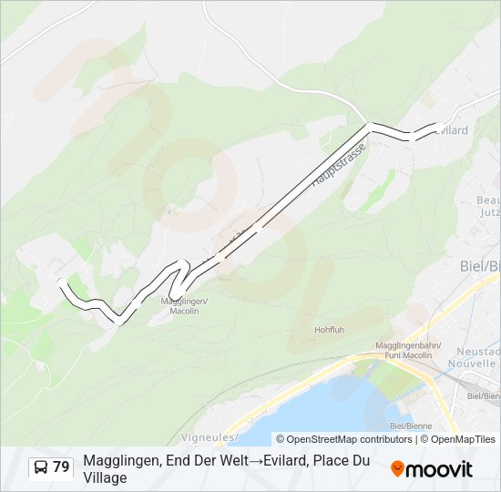 79 Bus Line Map