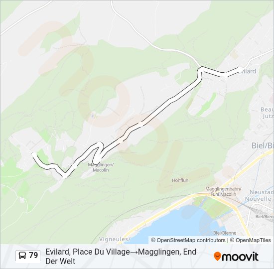 79 Bus Line Map