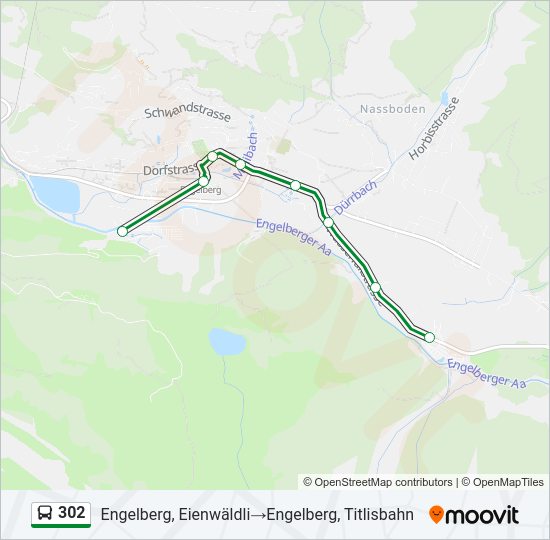 302 Bus Line Map