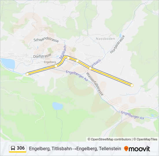 306 Bus Line Map