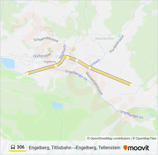 306 Bus Line Map