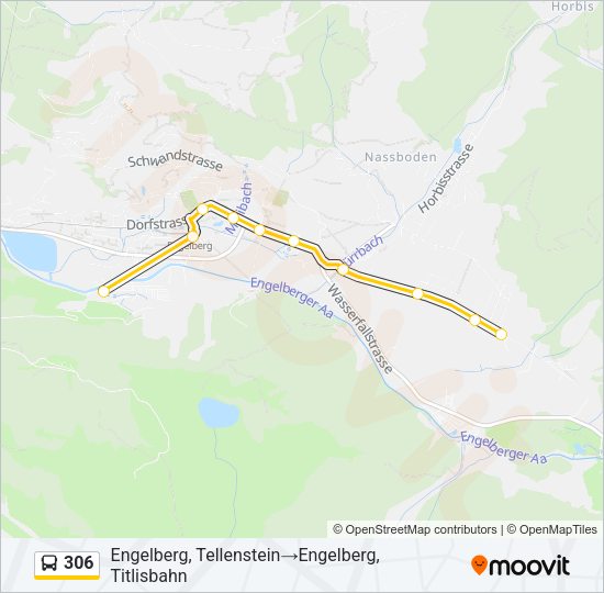 306 Bus Line Map