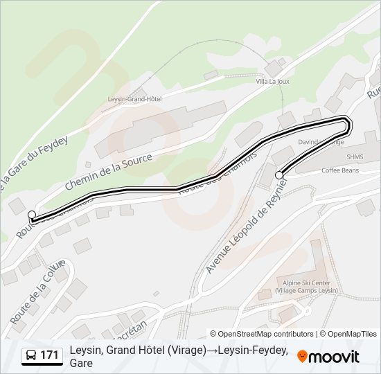 171 Bus Line Map