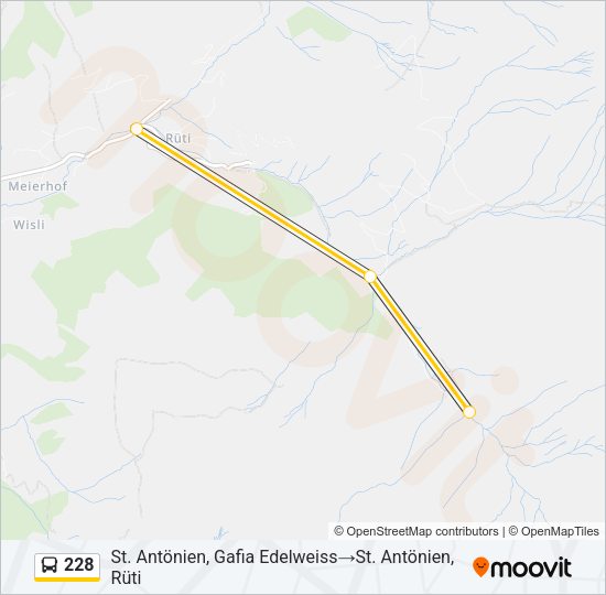 228 Bus Line Map