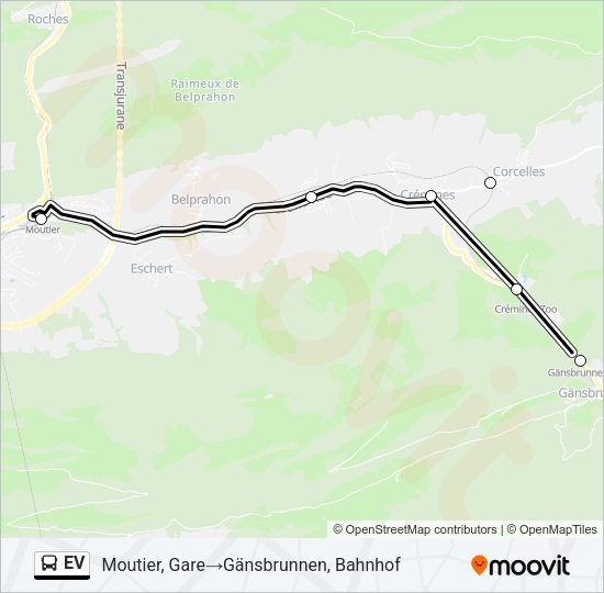 EV Bus Line Map