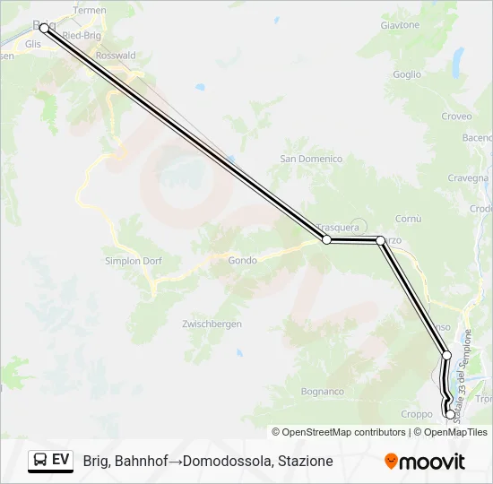 EV Bus Line Map