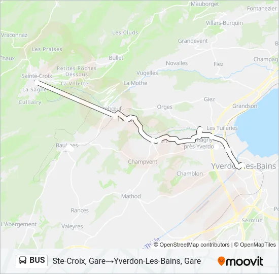 BUS Line Map